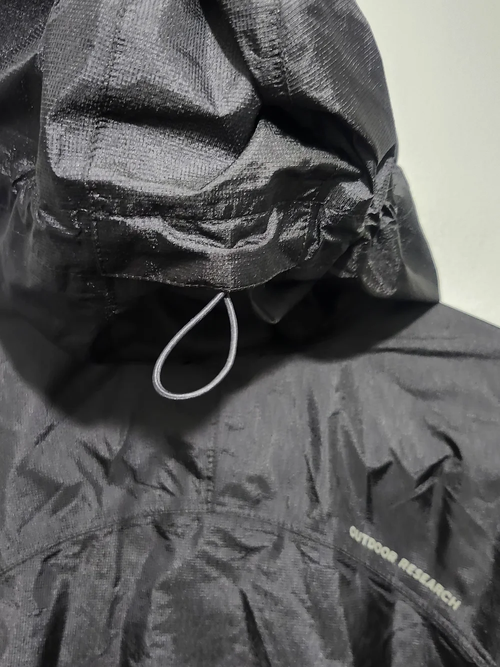 Outdoor Research Black Men’s Helium Rain Hooded Jacket Size M New Without Tags - Picture 11 of 11